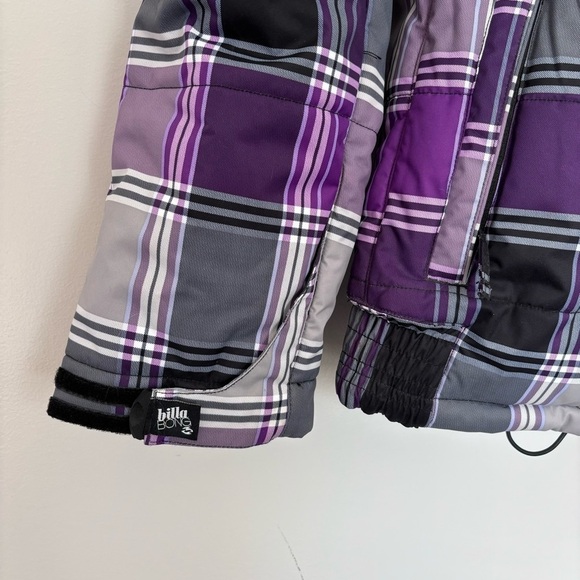 BILLABONG 15K AVED PointDry Purple Plaid Ski‎ Jacket Snowboard Jacket Size L - Picture 4 of 9